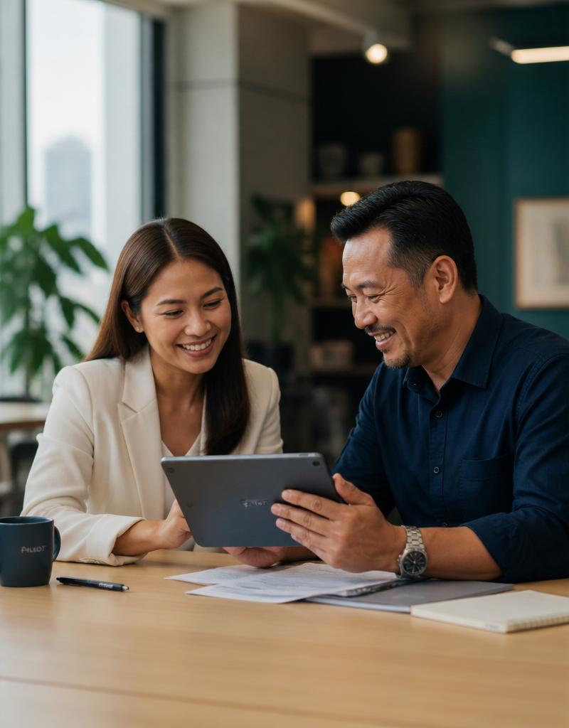 Simply Empowering accountant in conversation with a Malaysian business owner